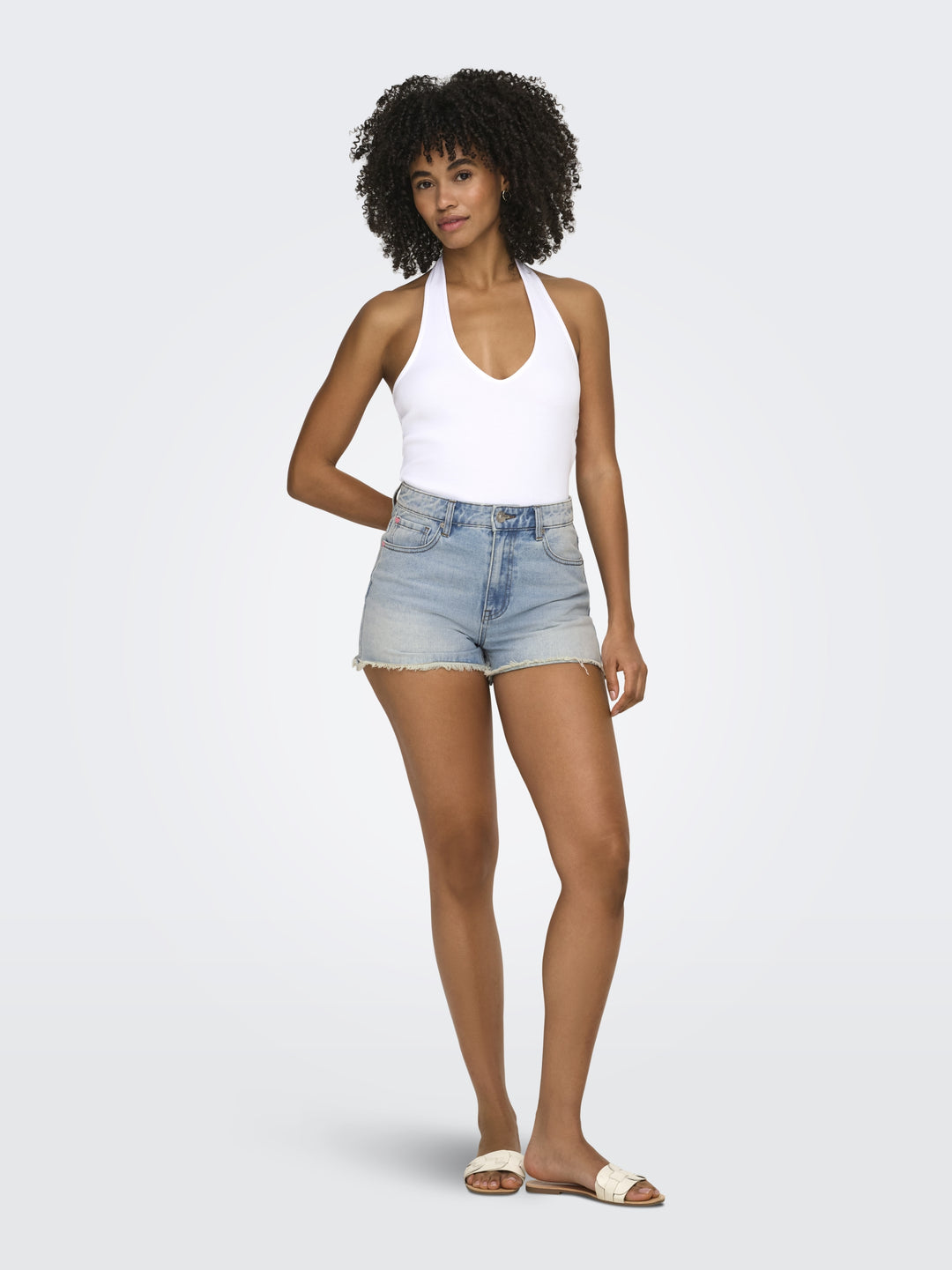 ONLZUMA HEART POCKET DNM SHORTS GUA, Light Blue Denim 177934 Bild 6
