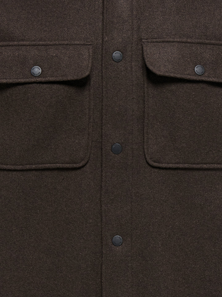 ONSASH OVR WOOLEN LOOK PKT LS SHIRT, Demitasse/MELANGE 227241001 Bild 3