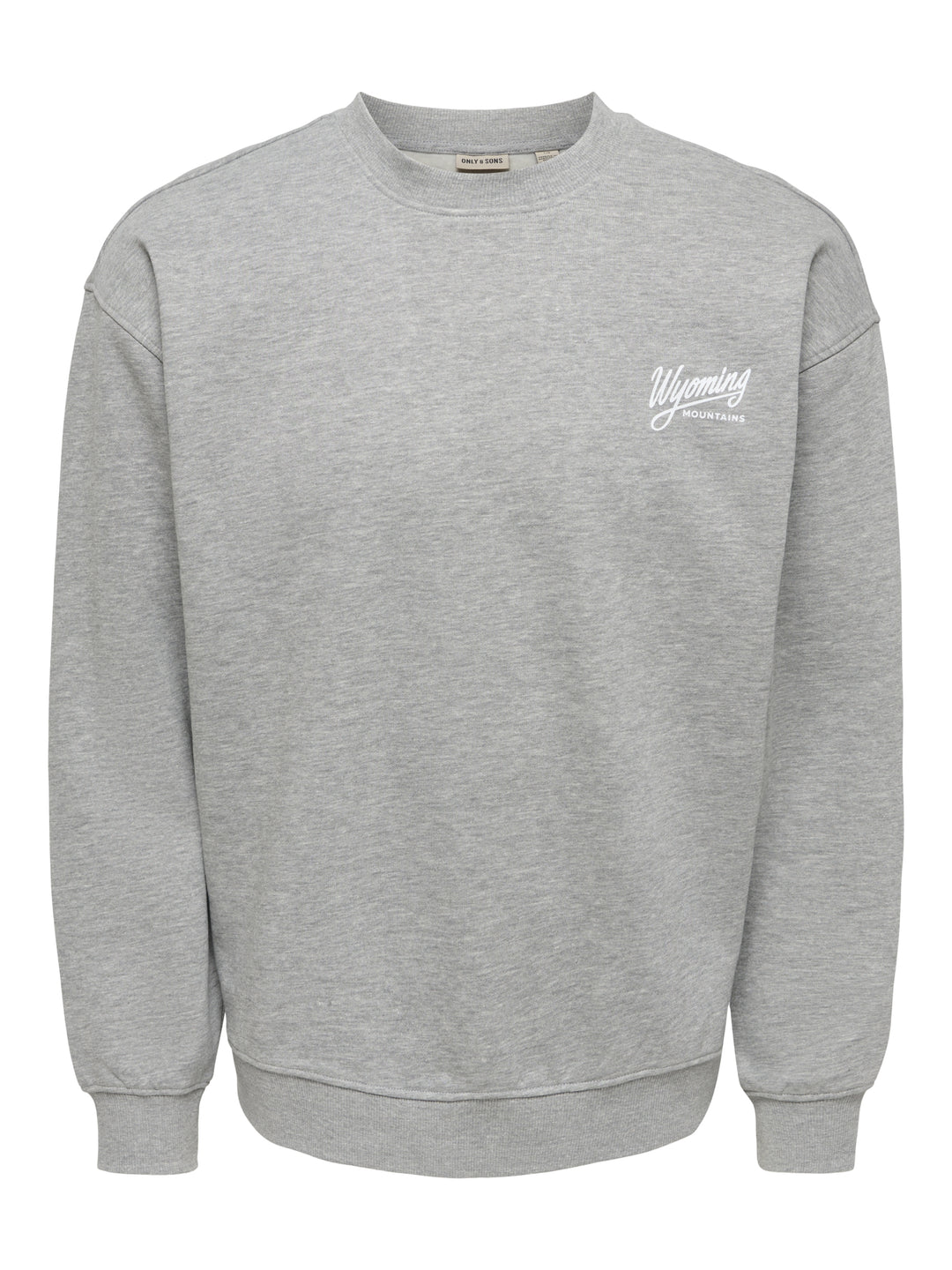ONSBEJMO MORITS RLX LS CREW NECK, Dark Grey Melange/GRAND TETON 187192002 Bild 1