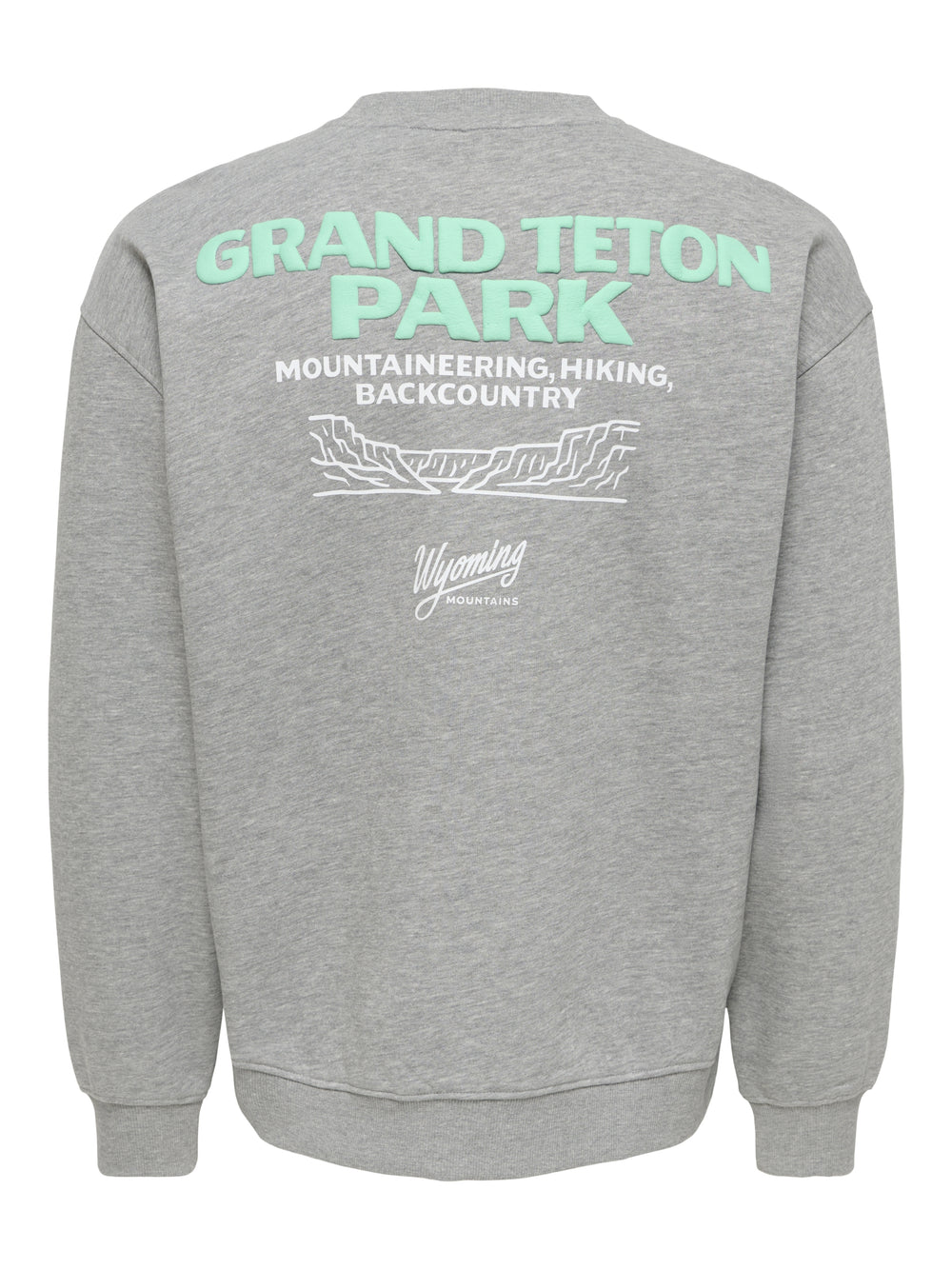ONSBEJMO MORITS RLX LS CREW NECK, Dark Grey Melange/GRAND TETON 187192002 Bild 2