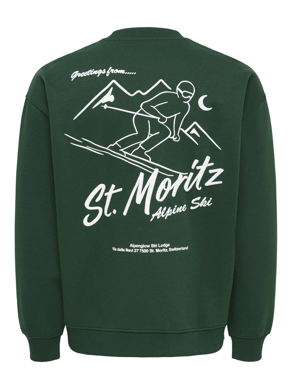 ONSBEJMO MORITS RLX LS CREW NECK, Pine Grove/ST.MORITZ 206190001 Bild 2