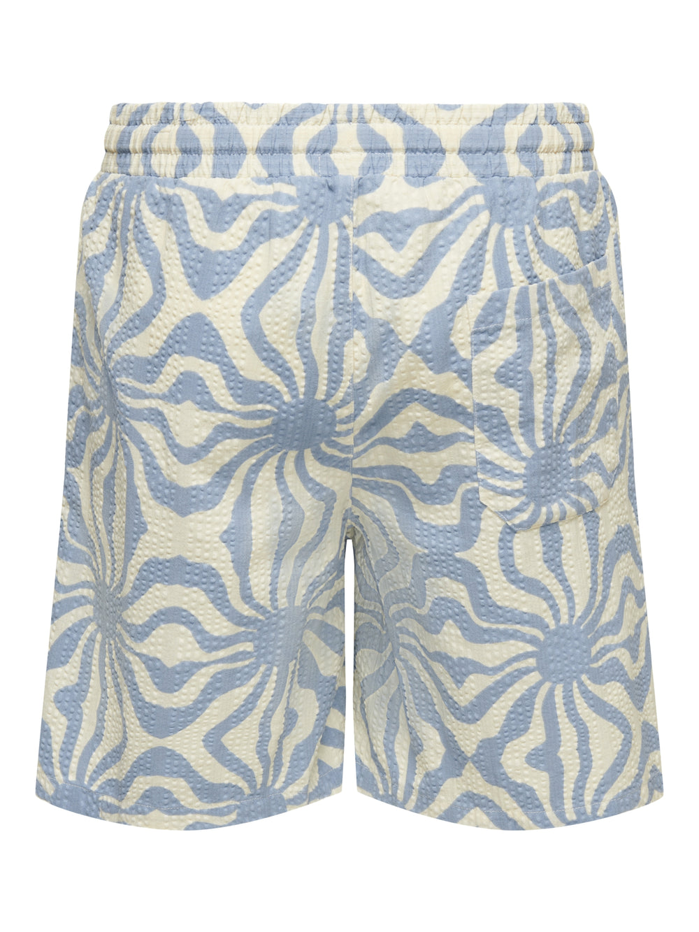 ONSCRUZ SEERSUCKER JOGGER SHORTS VD, Dusty Blue/Antique White 216641001 Bild 2
