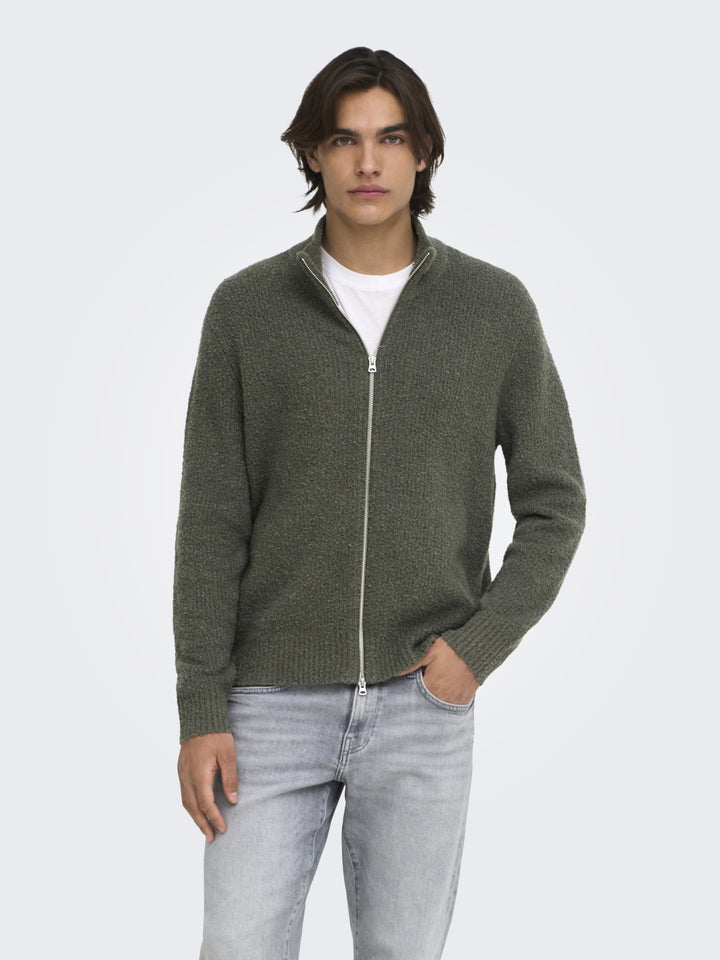 ONSDALE RLX LS CARDIGAN KNIT, Beluga 300541 Bild 4