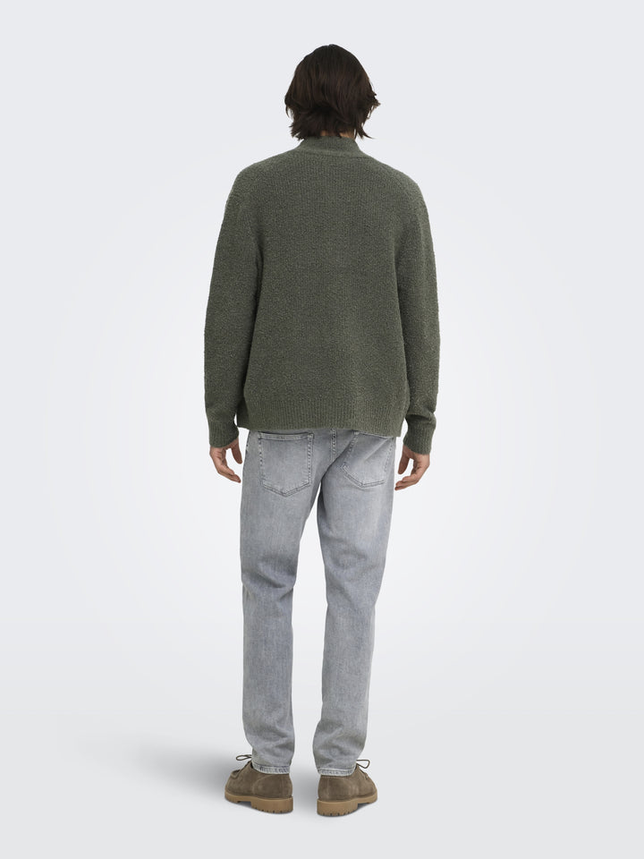 ONSDALE RLX LS CARDIGAN KNIT, Beluga 300541 Bild 5