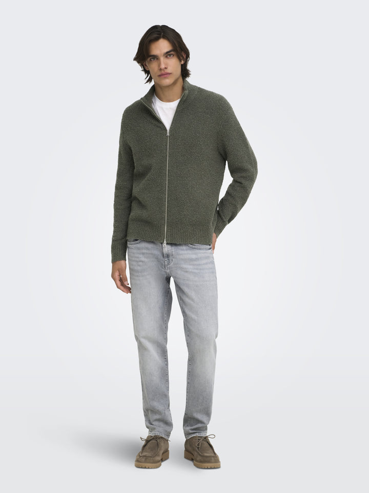 ONSDALE RLX LS CARDIGAN KNIT, Beluga 300541 Bild 7