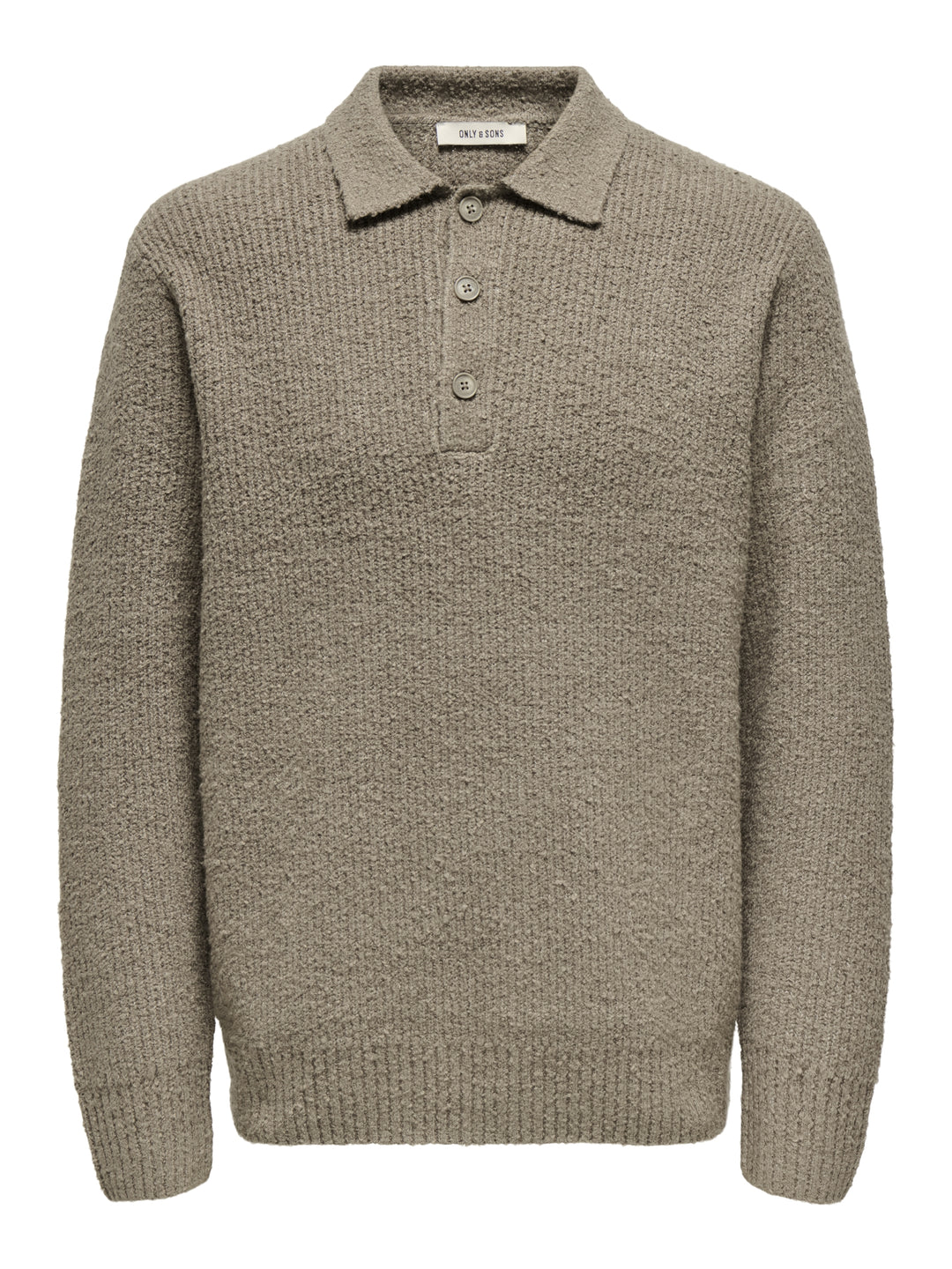 ONSDALE RLX LS POLO KNIT NOOS, Walnut 289140 Bild 1