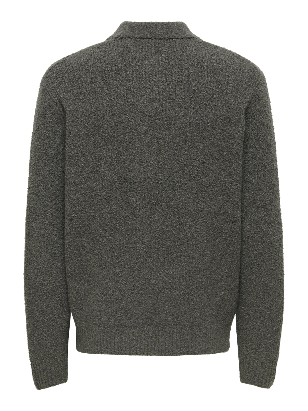 ONSDALE RLX LS POLO KNIT NOOS, Beluga 300541 Bild 2