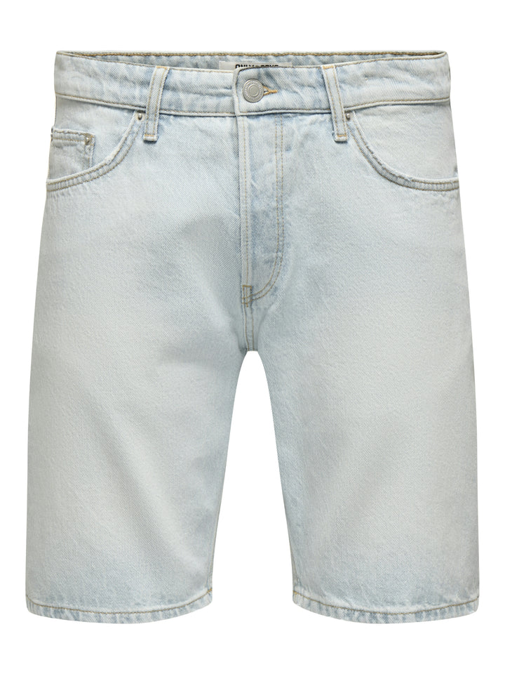 ONSEDGE LB 3662 DOT DNM SHORTS, Light Blue Denim 187212 Bild 1
