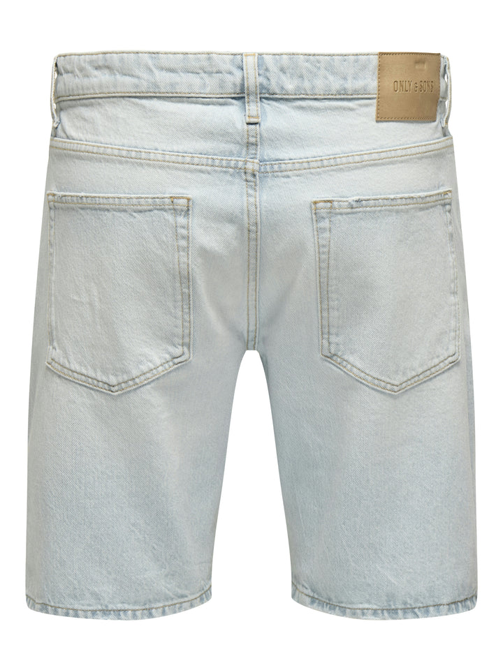 ONSEDGE LB 3662 DOT DNM SHORTS, Light Blue Denim 187212 Bild 2