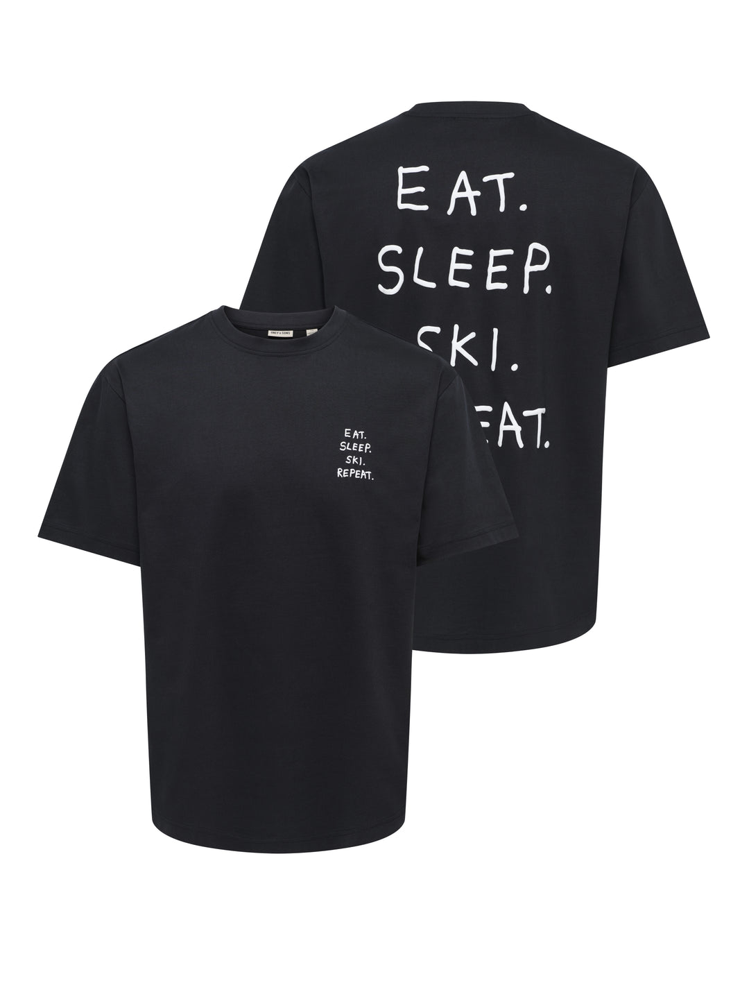 ONSFRED LIFE RLX SS PRINT TEE NOOS, Black/QUOTE 187679032 Bild 4