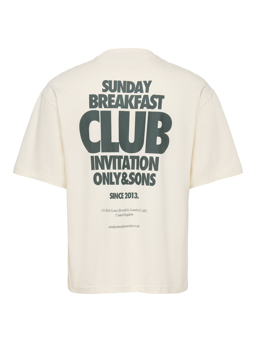 ONSFRED RUN CLUB BOXY SS TEE, Egret/BREAKFAST CLUB 187201002 Bild 2