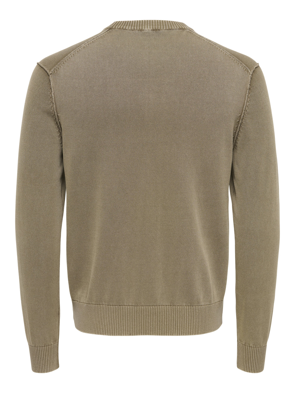 ONSGARSON LS REG WASH CREW KNIT, Chinchilla 202231 Bild 2