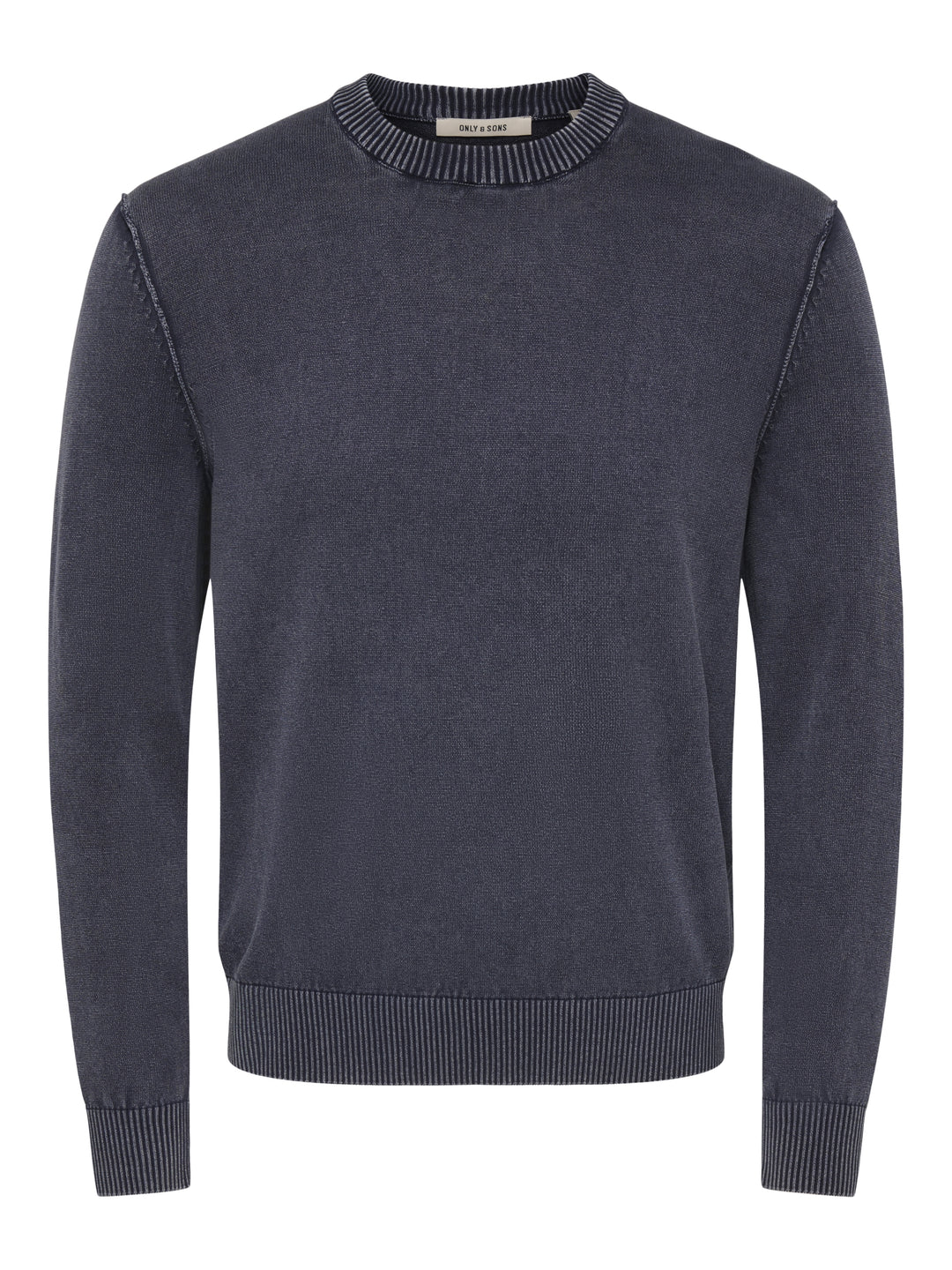 ONSGARSON LS REG WASH CREW KNIT, Dark Sapphire 218590 Bild 1