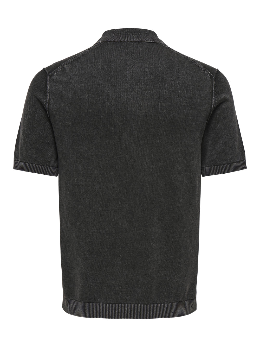 ONSGARSON SS REG WASH POLO KNIT, Black 187679 Bild 2