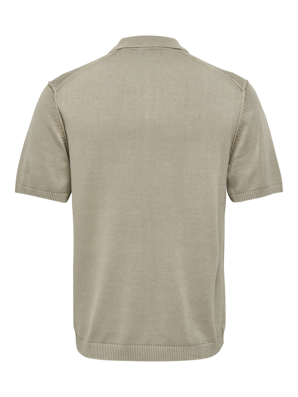 ONSGARSON SS REG WASH POLO KNIT, Chinchilla 202231 Bild 2