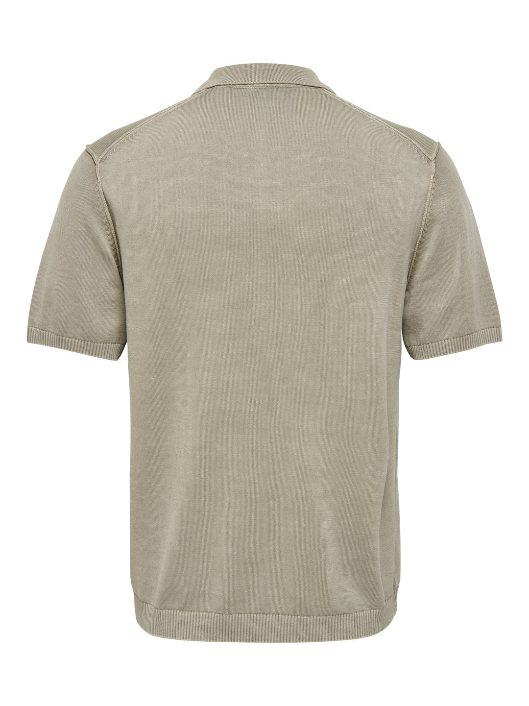 ONSGARSON SS REG WASH POLO KNIT, Chinchilla 202231 Bild 2