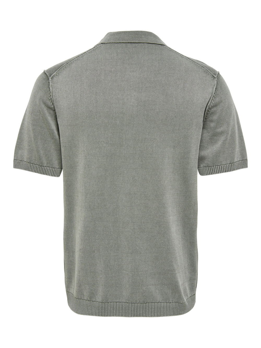 ONSGARSON SS REG WASH POLO KNIT, Castor Gray 262142 Bild 2