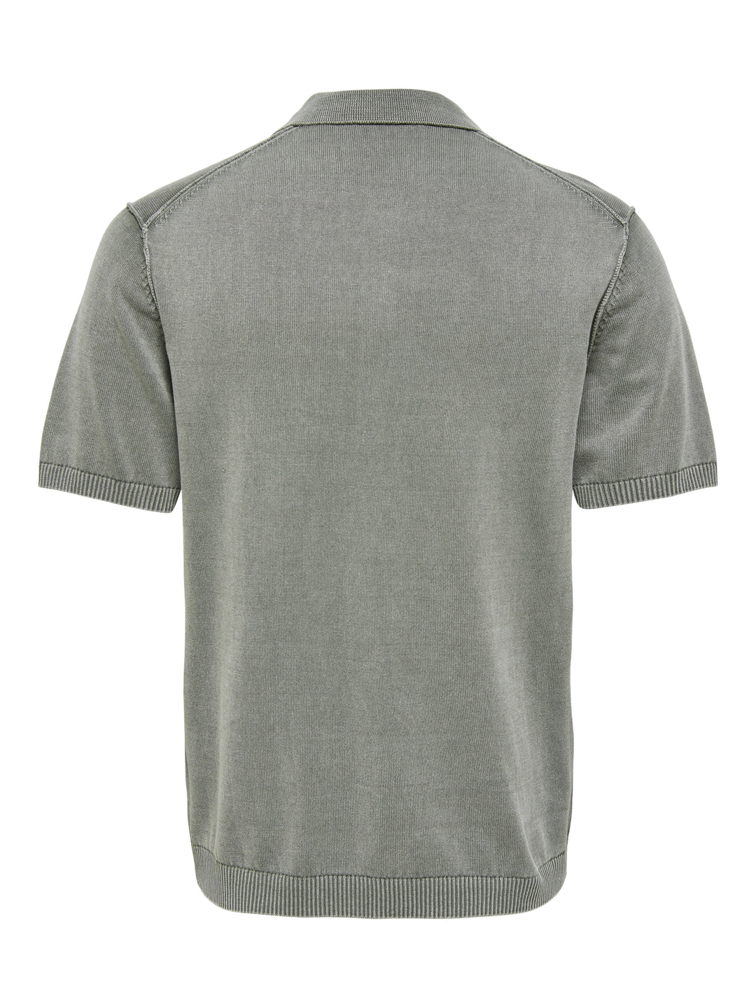 ONSGARSON SS REG WASH POLO KNIT, Castor Gray 262142 Bild 2