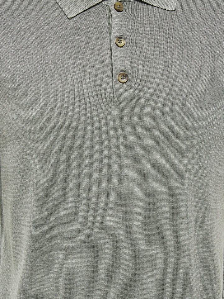 ONSGARSON SS REG WASH POLO KNIT, Castor Gray 262142 Bild 3