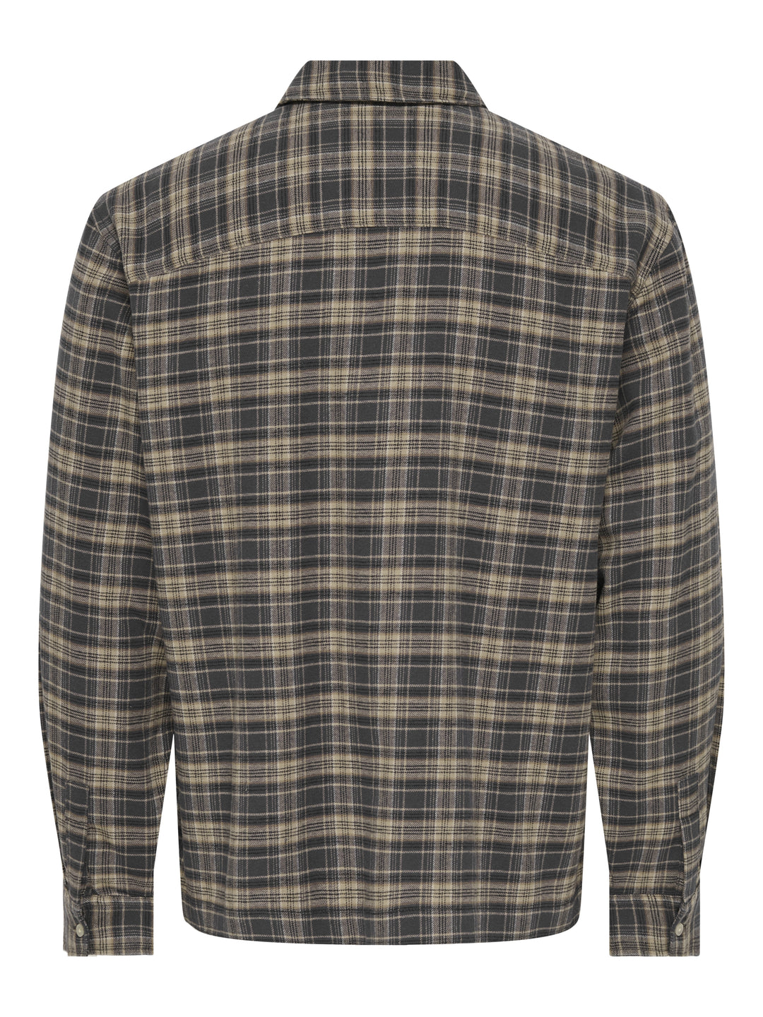 ONSHALE FLANNEL CHECK SHIRT RLX FIT, Grey Pinstripe 209236 Bild 2