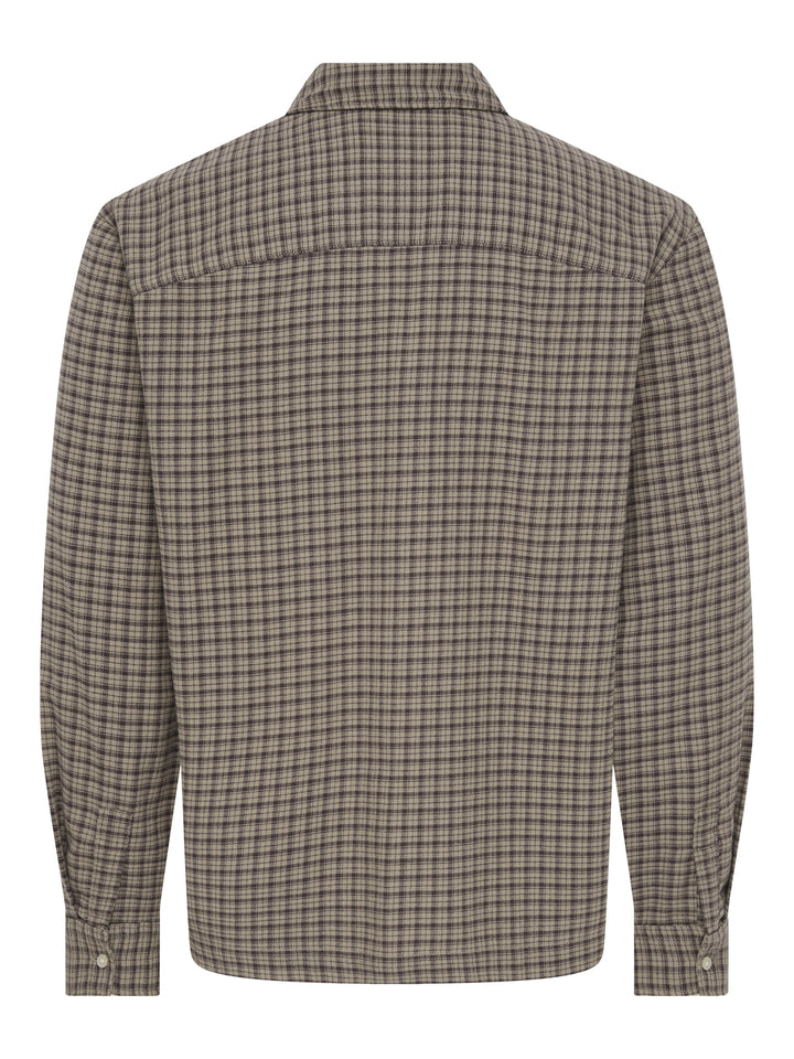 ONSHALE FLANNEL CHECK SHIRT RLX FIT, Travertine 308488 Bild 2