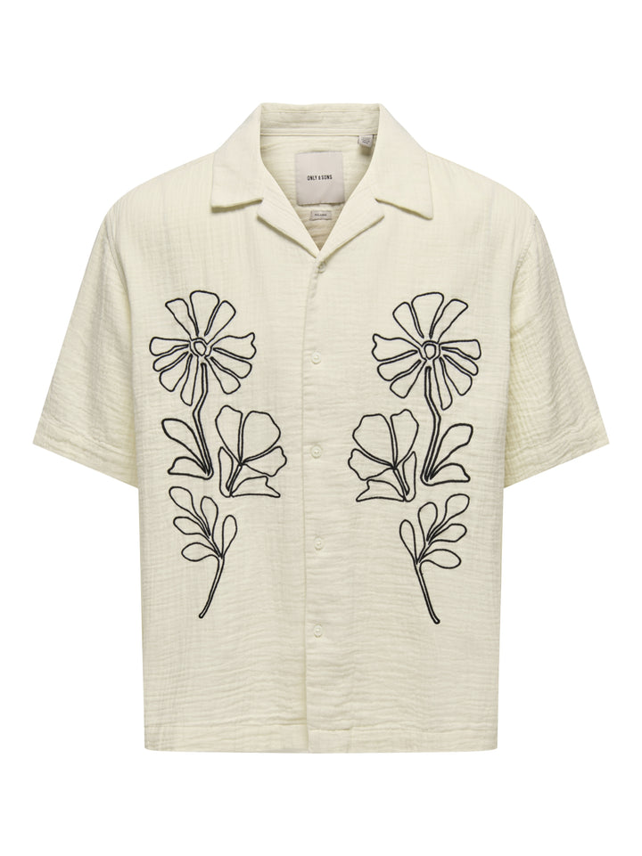 ONSJACKSON RLX SS 014 SHIRT, Bone White/BLACK 227239001 Bild 1