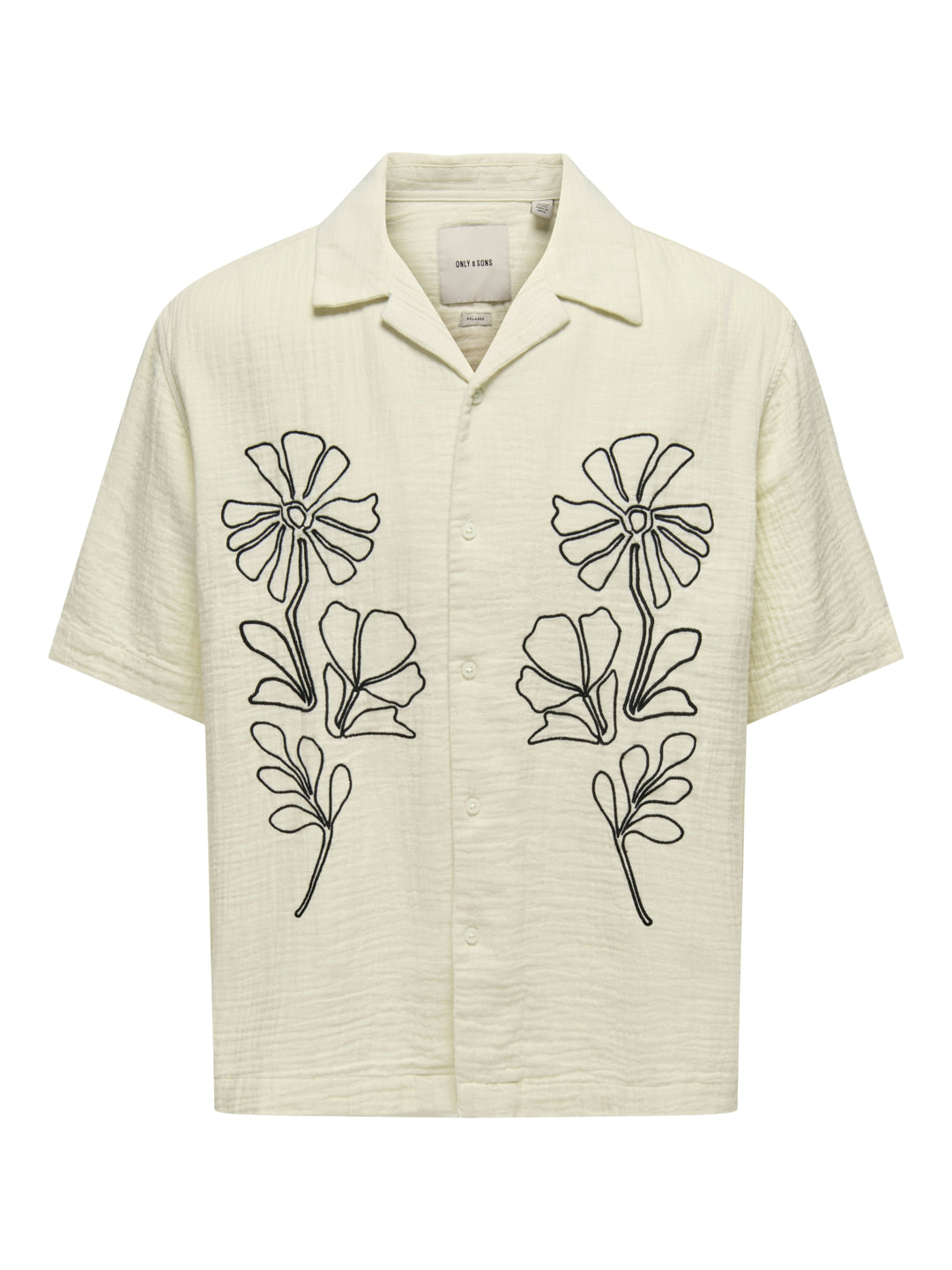 ONSJACKSON RLX SS 014 SHIRT, Bone White/BLACK 227239001 Bild 1