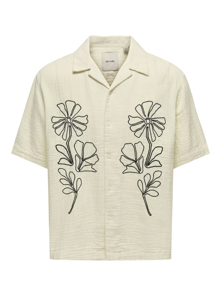 ONSJACKSON RLX SS 014 SHIRT, Bone White/BLACK 227239001 Bild 1