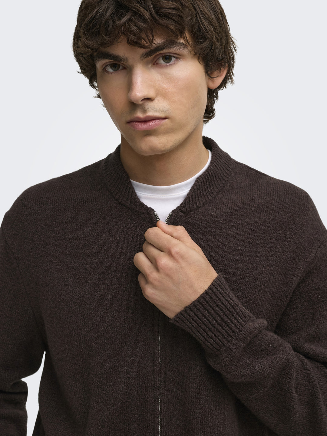 ONSJAMES RLX CARDIGN KNIT, Demitasse 227241 Bild 3