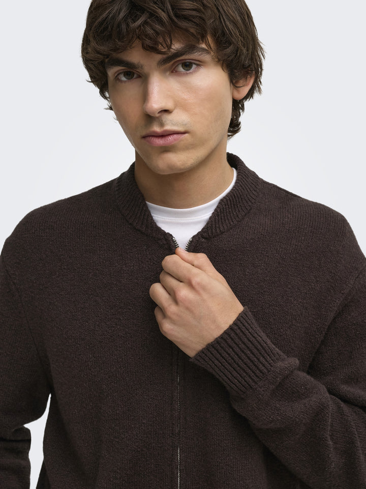 ONSJAMES RLX CARDIGN KNIT, Demitasse 227241 Bild 3