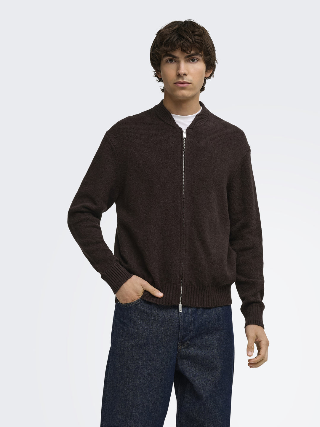 ONSJAMES RLX CARDIGN KNIT, Demitasse 227241 Bild 4