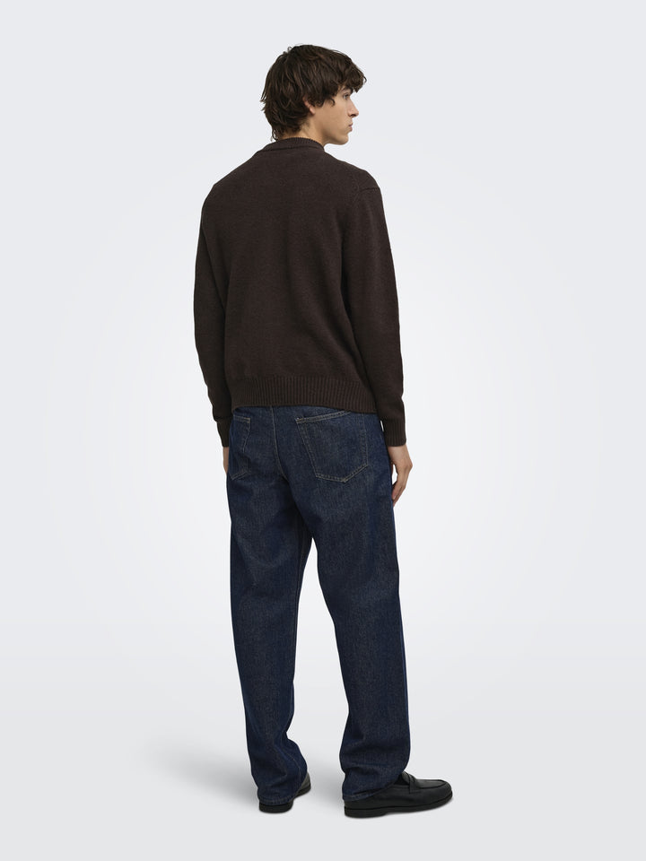 ONSJAMES RLX CARDIGN KNIT, Demitasse 227241 Bild 5