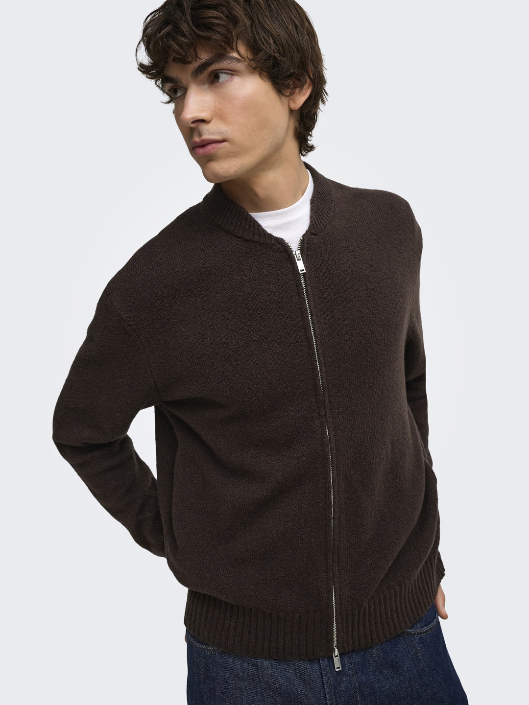 ONSJAMES RLX CARDIGN KNIT, Demitasse 227241 Bild 7