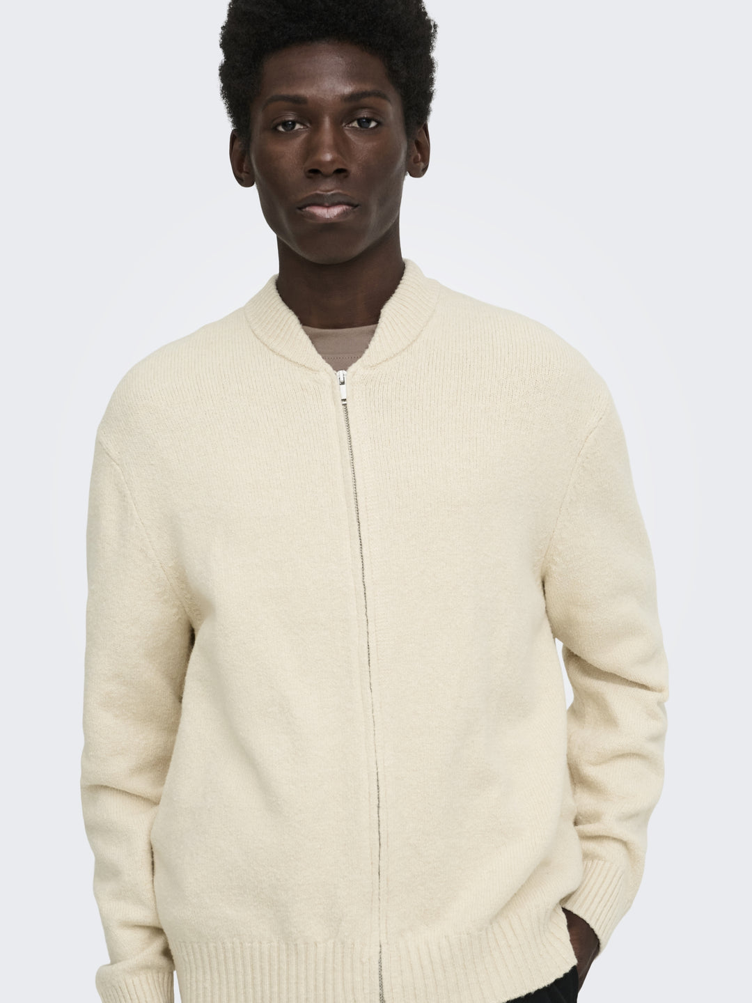 ONSJAMES RLX CARDIGN KNIT, Oatmeal 193519 Bild 7