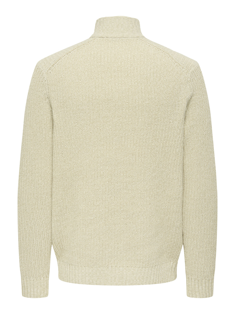 ONSJOIN REG LS HIGH NECK KNIT CAMP, Egret/MOONSTRUCK 187201003 Bild 2