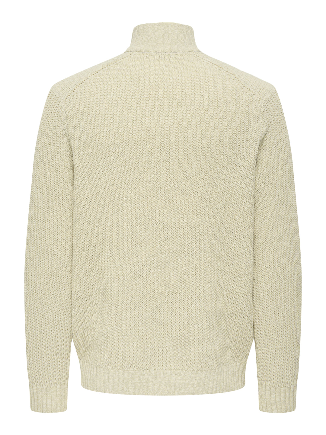 ONSJOIN REG LS HIGH NECK KNIT CAMP, Egret/MOONSTRUCK 187201003 Bild 2
