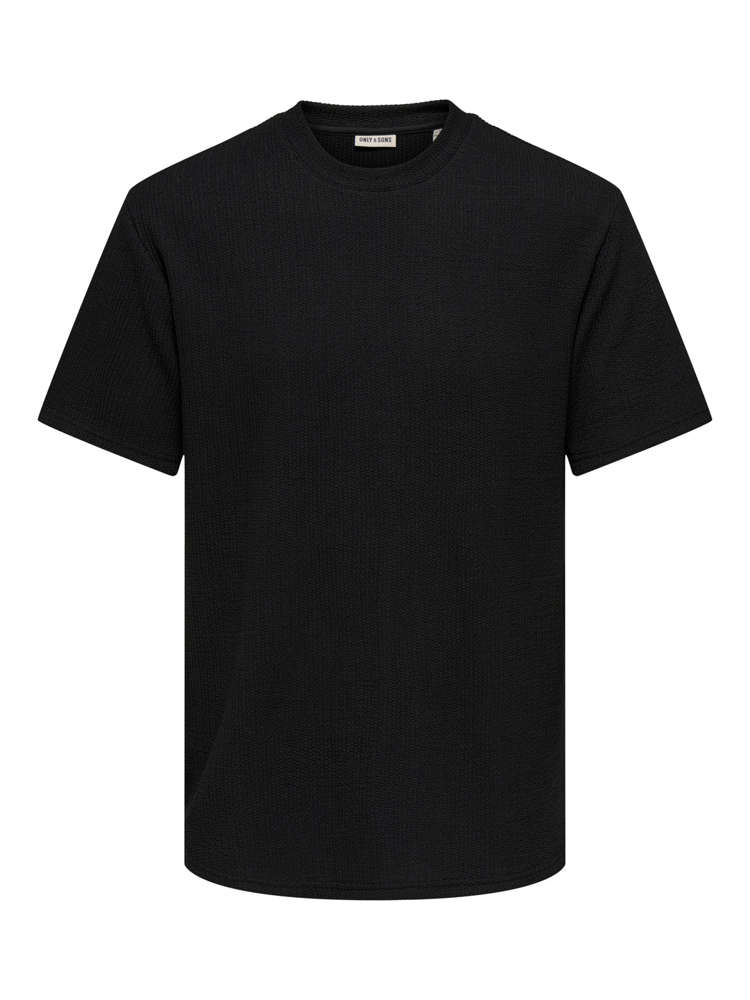 ONSLAZIO LIFE REG SS PLISSE TEE, Black 187679 Bild 1