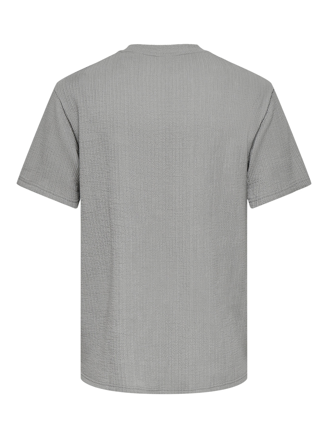 ONSLAZIO LIFE REG SS PLISSE TEE, Ultimate Grey 300079 Bild 2