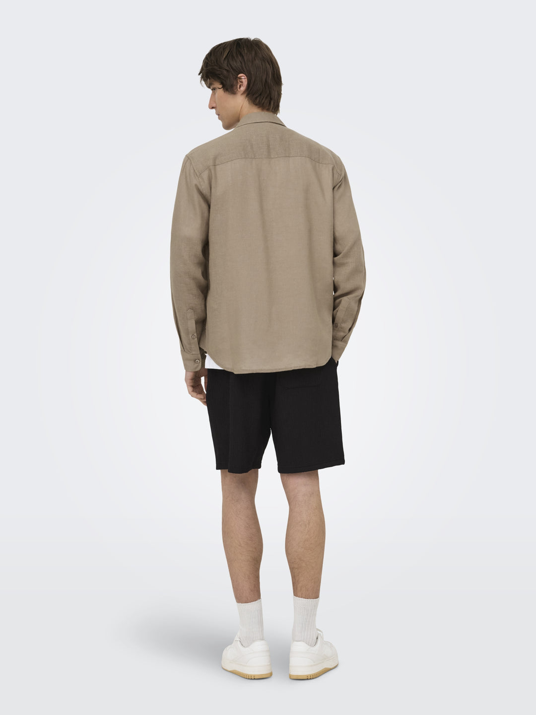 ONSLAZIO LIFE RLX PLISSE S SHORTS T, Black 187679 Bild 5