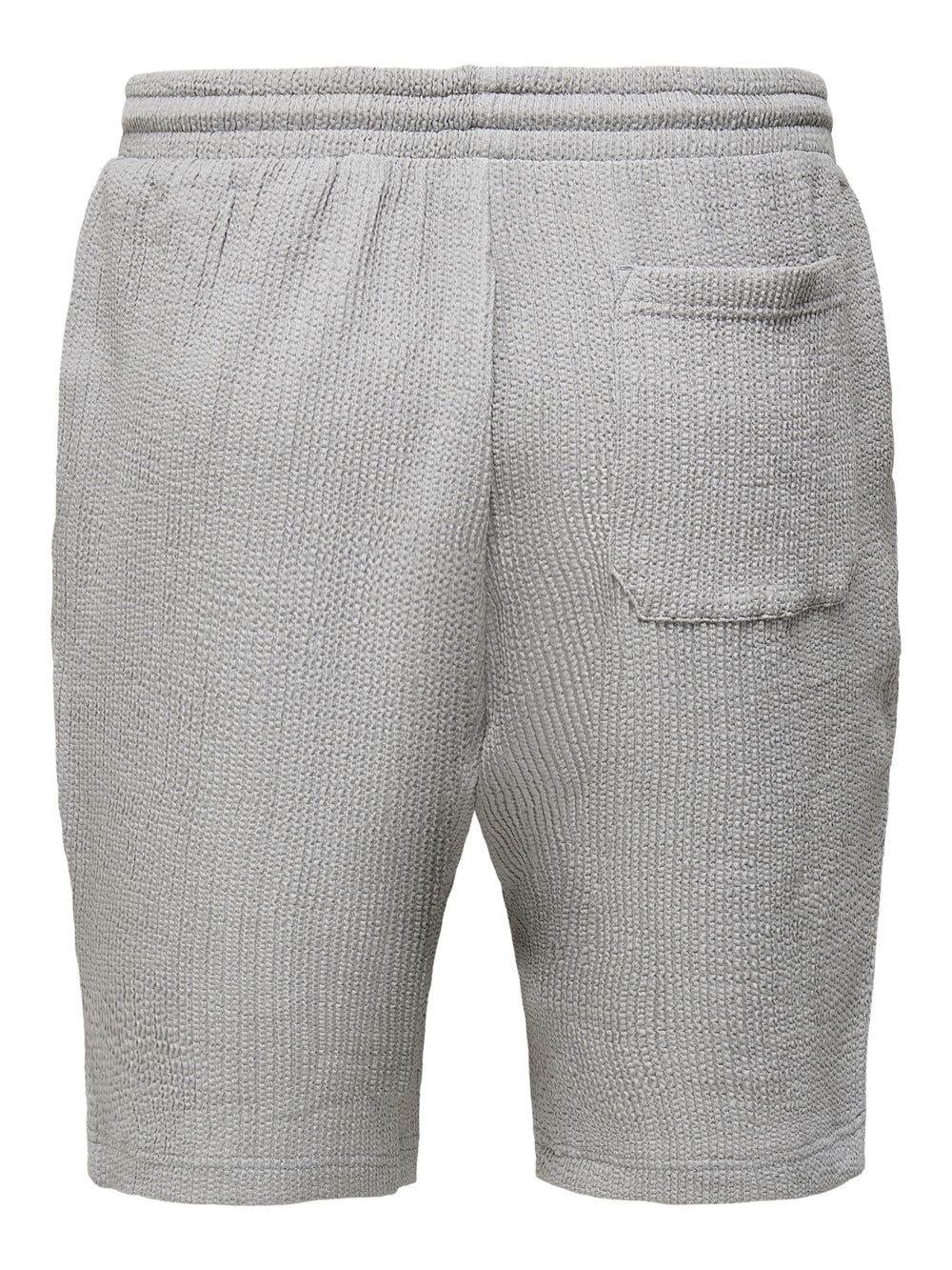 ONSLAZIO LIFE RLX PLISSE S SHORTS T, Ultimate Grey 300079 Bild 2
