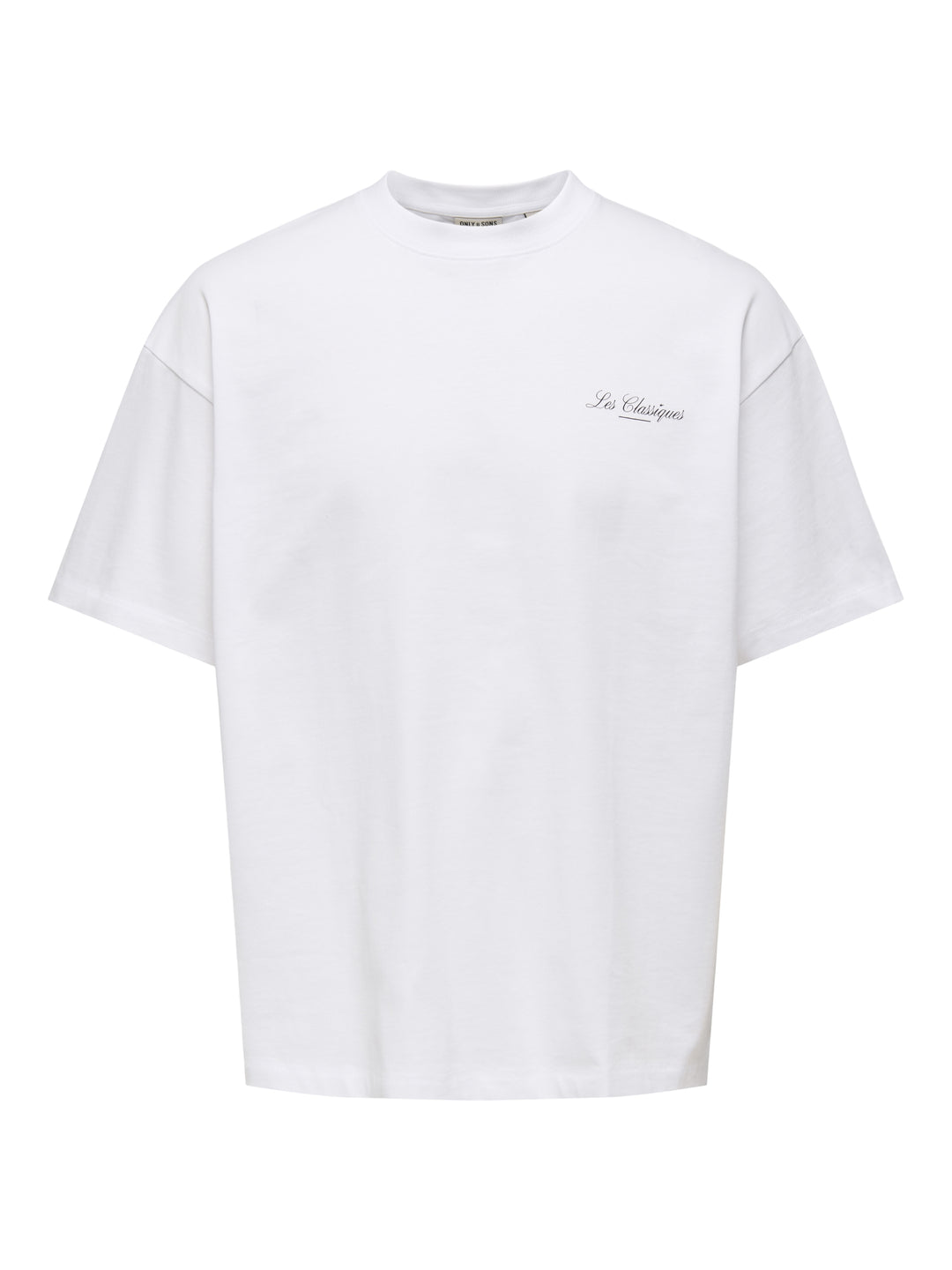 ONSLES CLASSIQUES LOOSE PRINT SS TE, Bright White/STUDIO 209112001 Bild 1