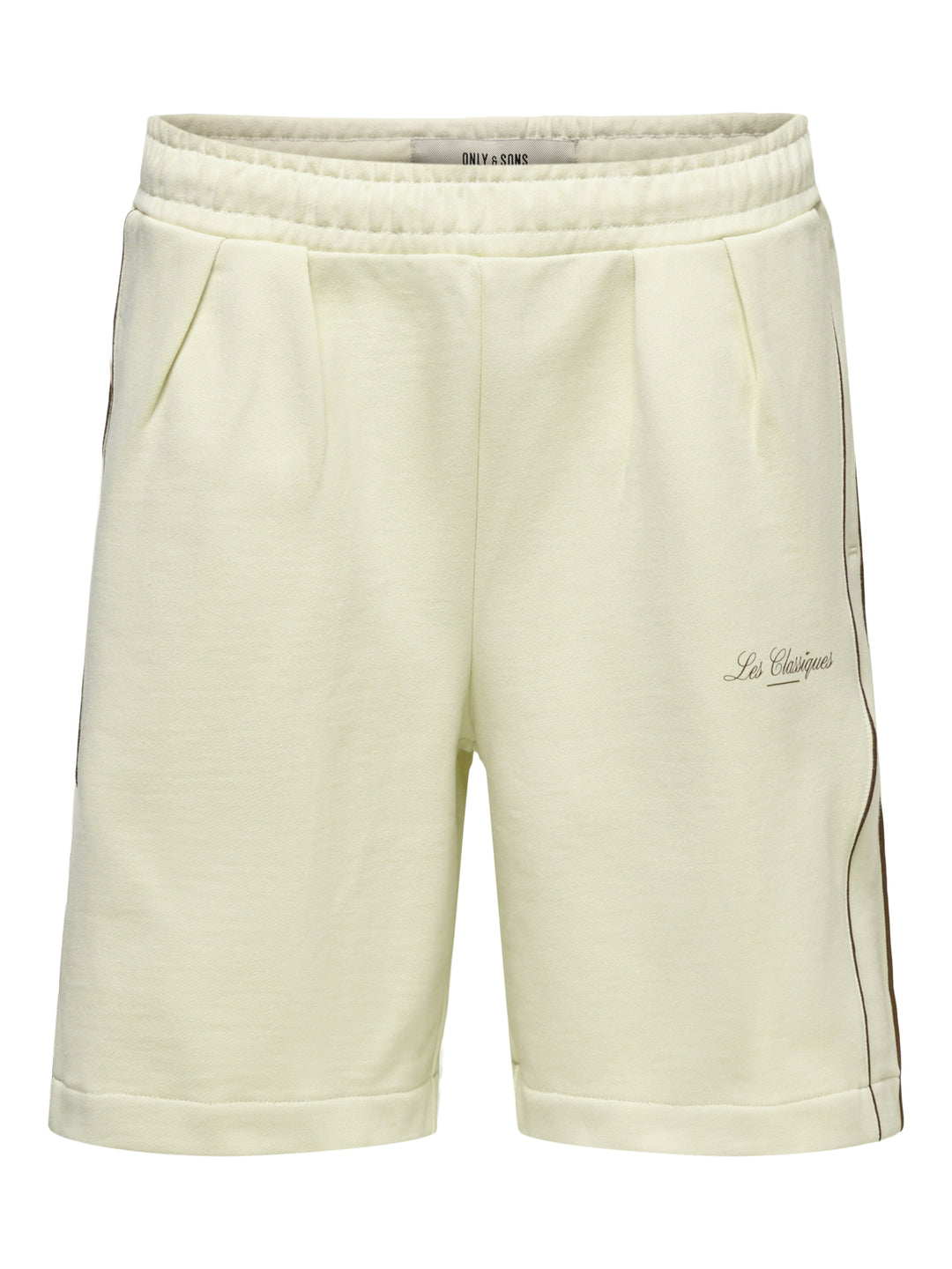 ONSLES CLASSIQUES WIDE SWEAT SHORTS, Whitecap Gray/COFFEE BEAN 277455004 Bild 1