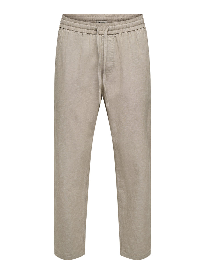 ONSLINUS CROP 0007 COT LIN PNT NOOS, Coriander/TWO TONE (WHITE) 297900002 Bild 1