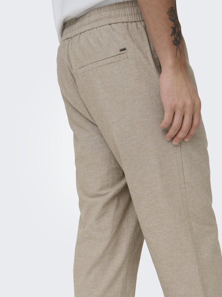 ONSLINUS CROP 0007 COT LIN PNT NOOS, Coriander/TWO TONE (WHITE) 297900002 Bild 3