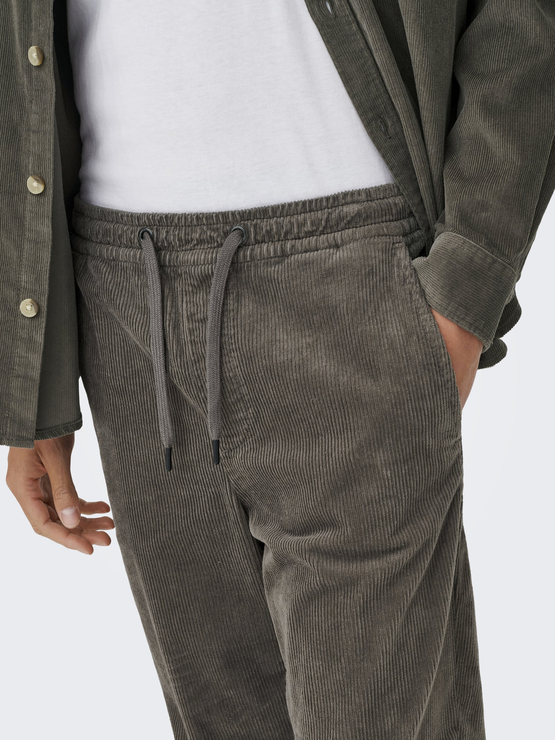 ONSLINUS TAP CORDUROY 0185 PANT NOO, Falcon 223682 Bild 4