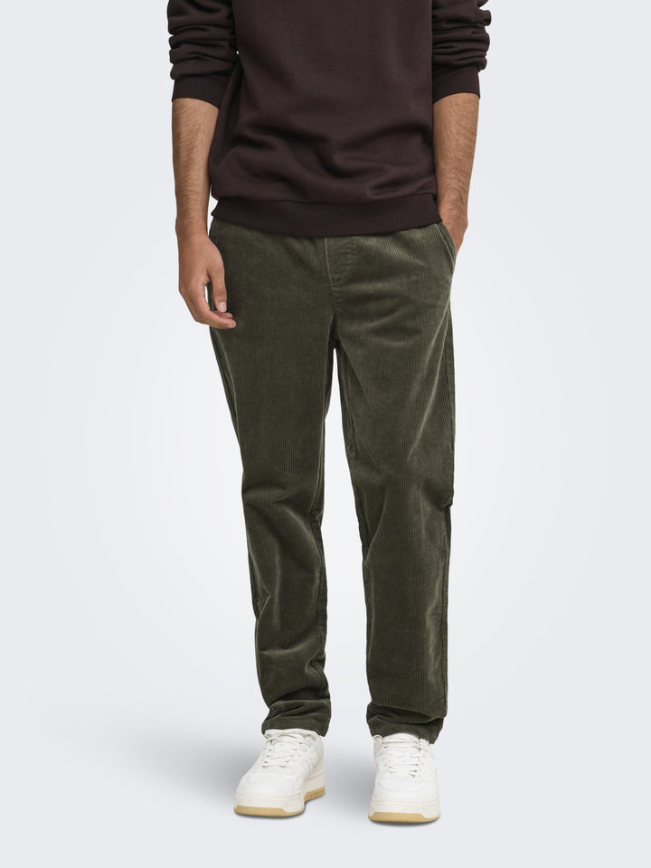 ONSLINUS TAP CORDUROY 0185 PANT NOO, Beluga 300541 Bild 4