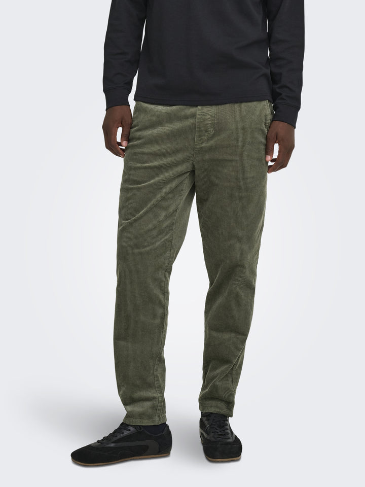 ONSLINUS TAP CORDUROY 0185 PANT NOO, Beluga 300541 Bild 4