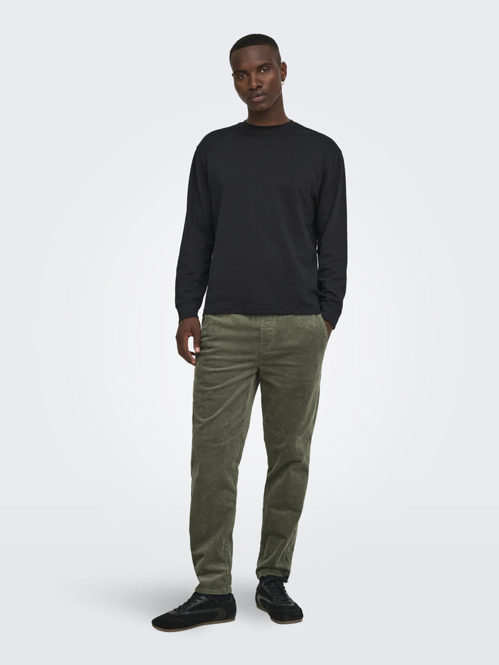 ONSLINUS TAP CORDUROY 0185 PANT NOO, Beluga 300541 Bild 5