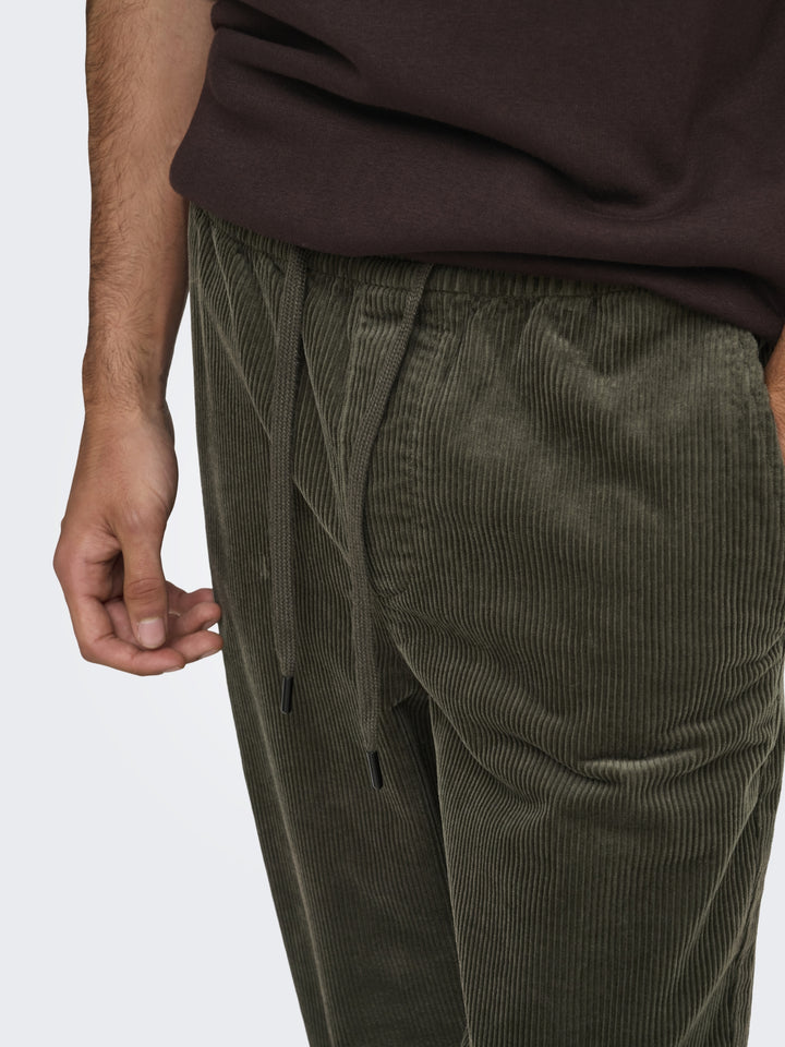 ONSLINUS TAP CORDUROY 0185 PANT NOO, Beluga 300541 Bild 6