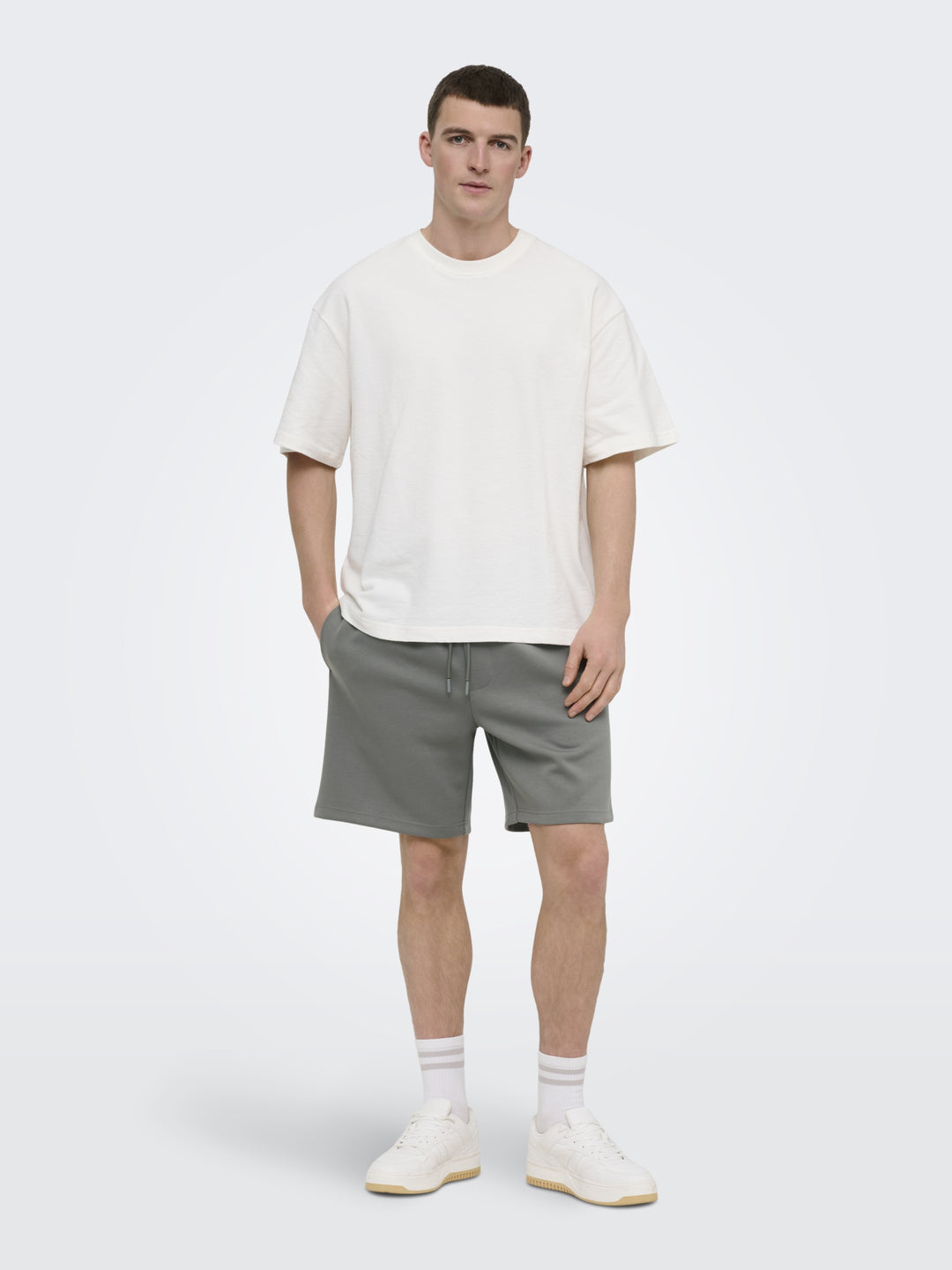 ONSLUCA LIFE RLX S SHORTS SWEAT, Sedona Sage 305644 Bild 6